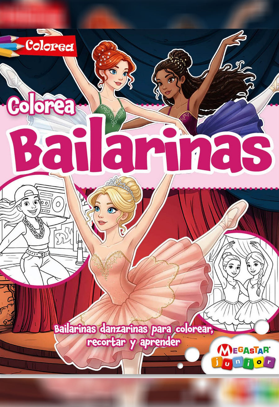 Colorea Bailarinas 10