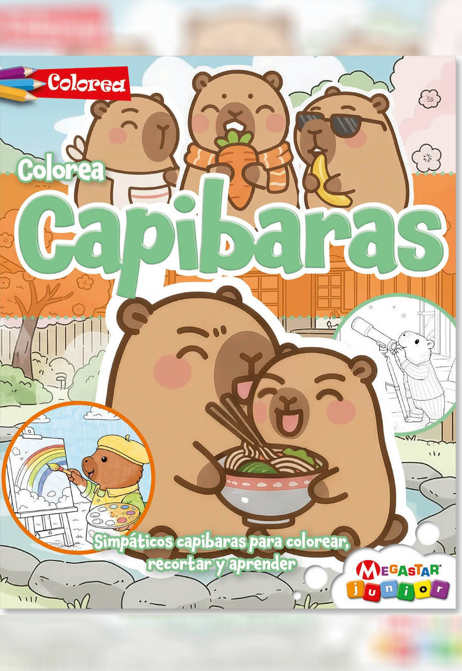 Colorea Capibaras 1