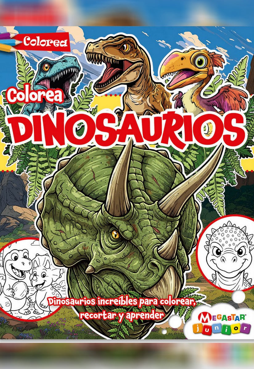 Colorea Dinosaurios 10