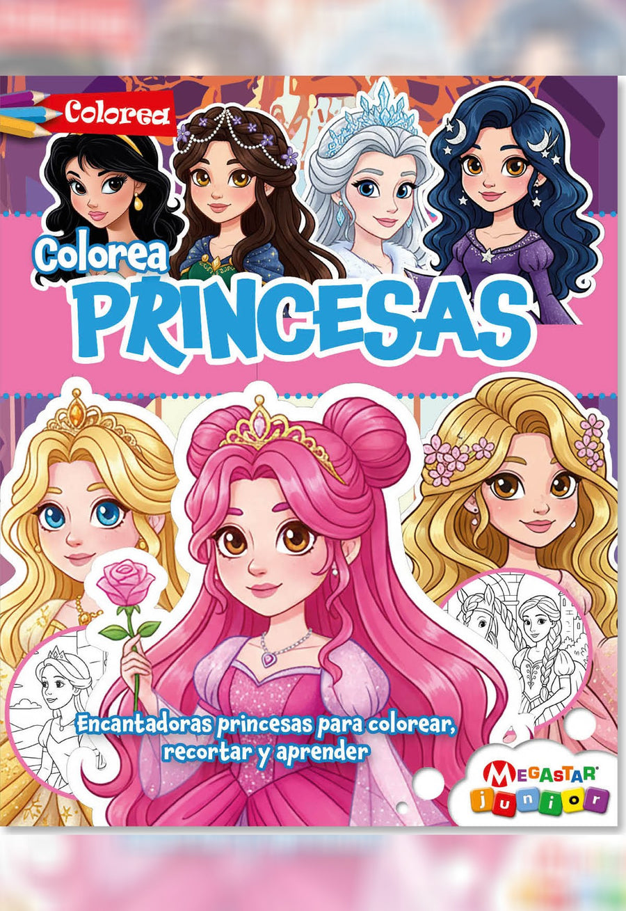 Colorea Princesas 10