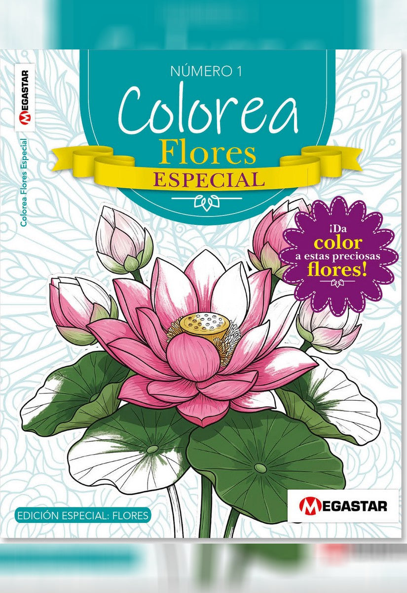 Colorea Flores 1