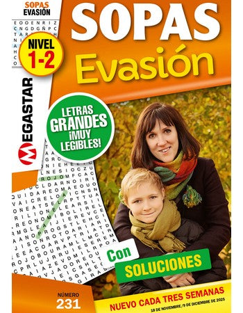Sopa de Letras EVASIÓN 231