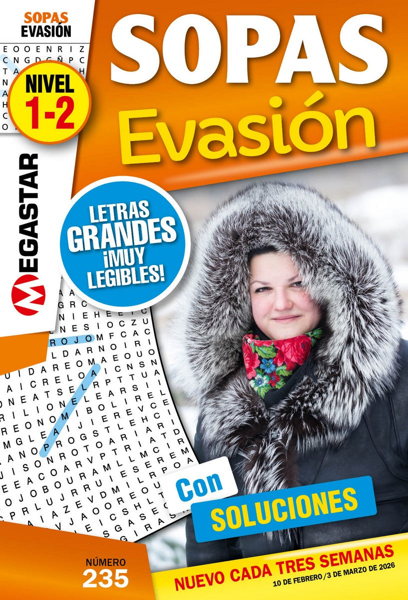 Sopa de Letras EVASIÓN 235