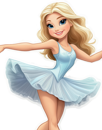 Colorea Bailarinas 1- NUEVA