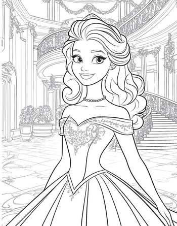 Colorea las Princesas 1 - NUEVA