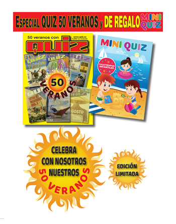 QUIZ 50 VERANOS + MINI QUIZ ¡GRATIS!