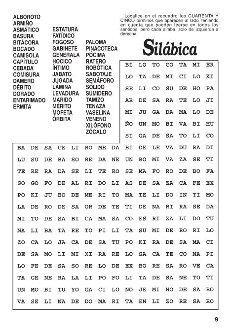 Cruciletras Extra 480
