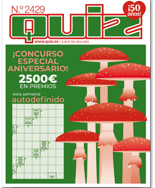 Quiz 2429 2500 EUROS en PREMIOS