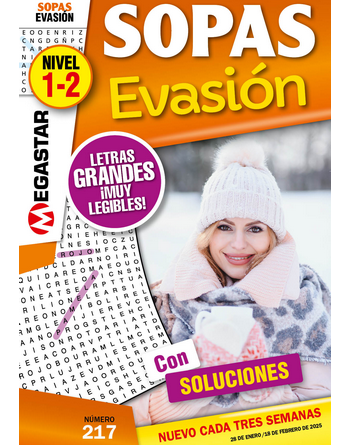 Sopa de Letras EVASIÓN 217