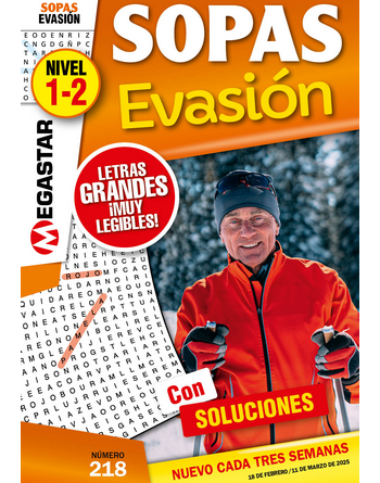 Sopa de Letras EVASIÓN 218