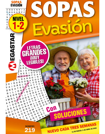Sopa de Letras EVASIÓN 219