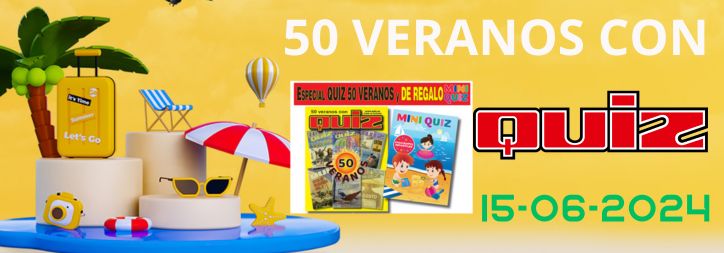¡Descubre la Edición Limitada de "50 Veranos" de la Revista QUIZ!