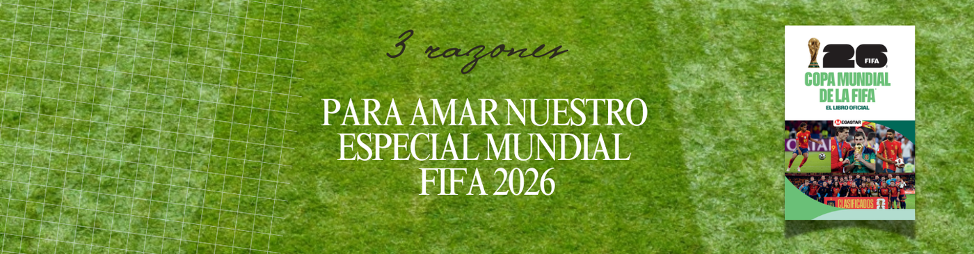 3 razones para amar nuestro especial: El libro oficial de pasatiempos del Mundial de fútbol 2026