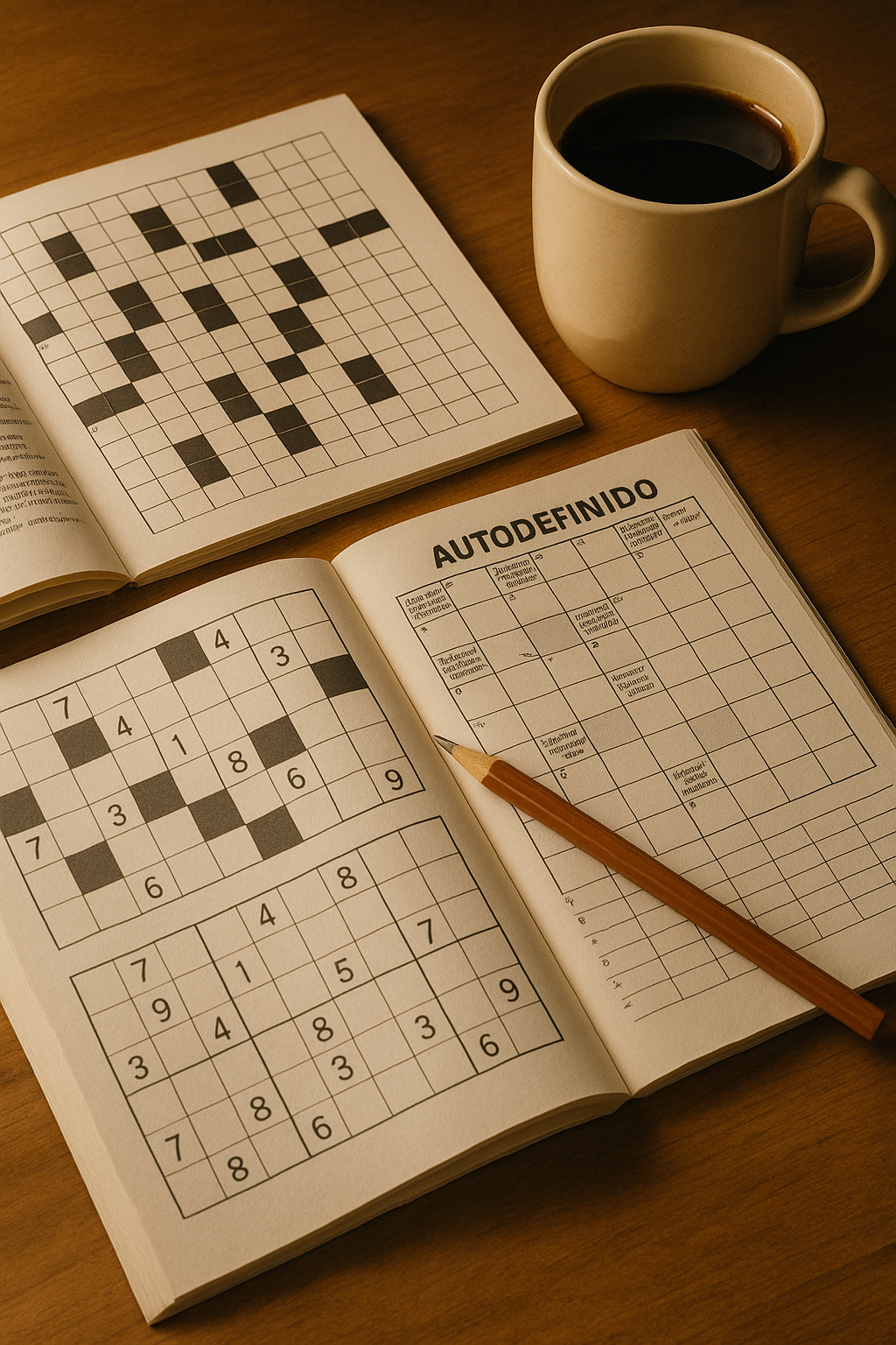 Pasatiempos clásicos para ejercitar tu mente: crucigramas, sudokus y autodefinidos