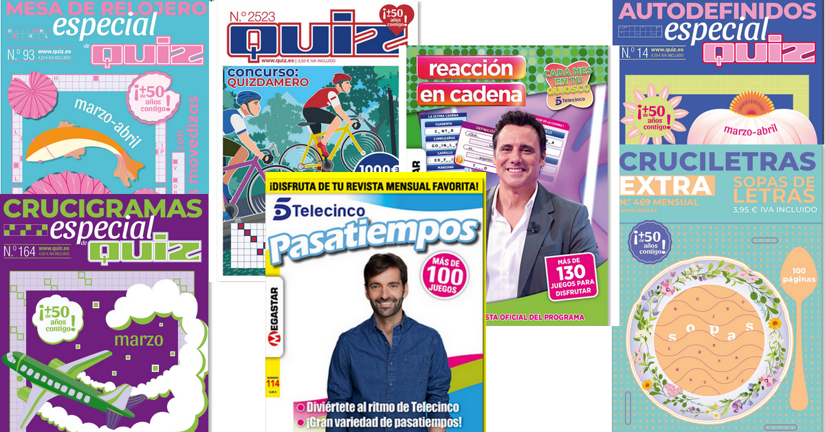 ¡Nuevas revistas de pasatiempos que no puedes perderte!