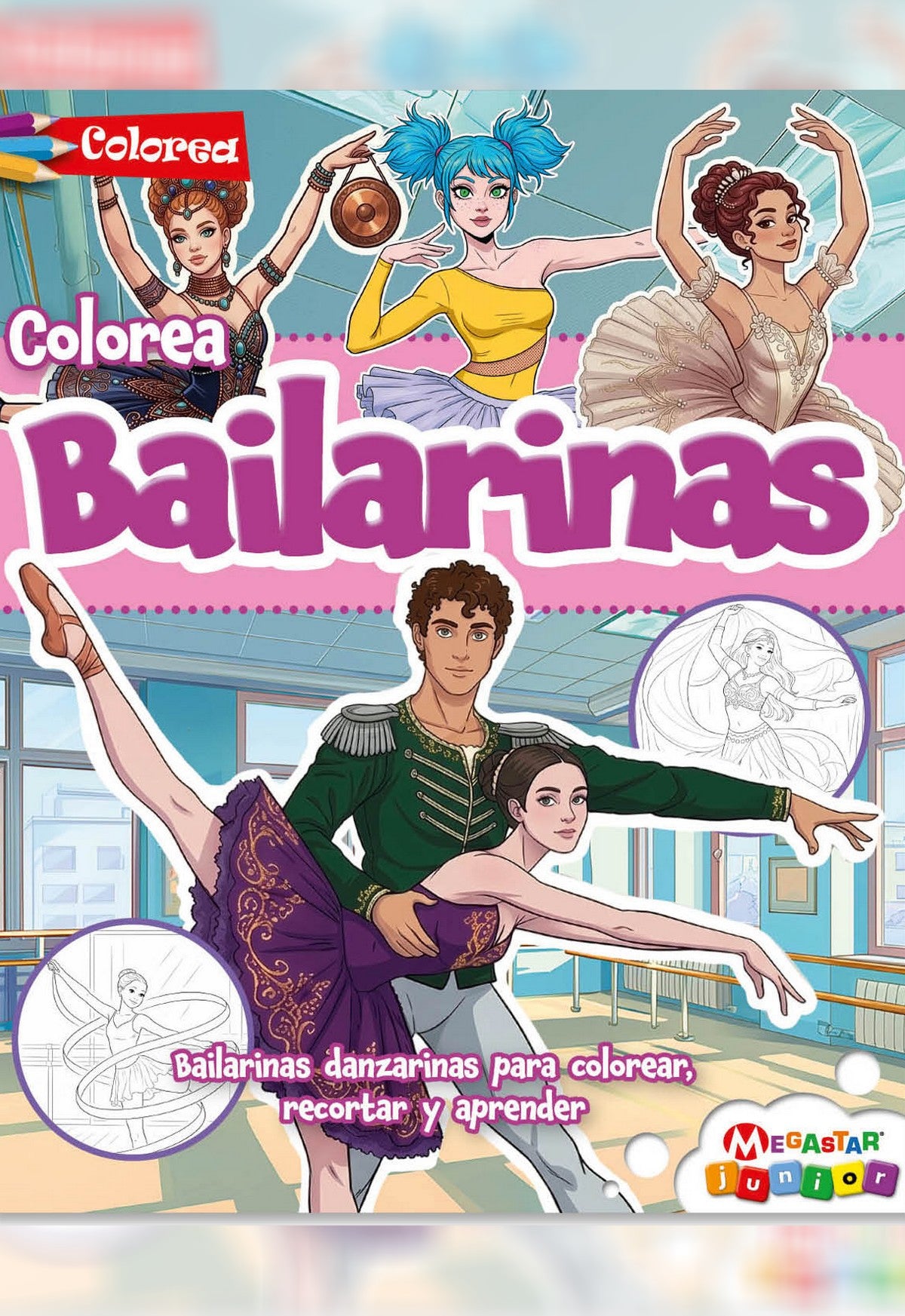 Colorea Bailarinas 12