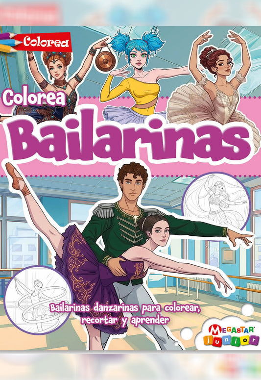 Colorea Bailarinas 12