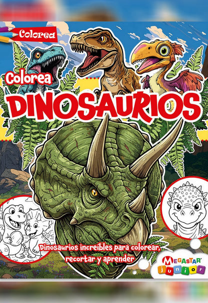 Colorea Dinosaurios 10