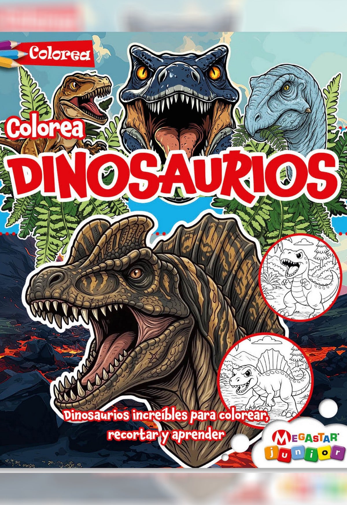 Colorea Dinosaurios 12
