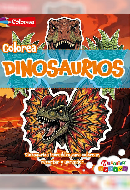 Colorea Dinosaurios 16