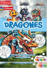 Colorea Dragones 8
