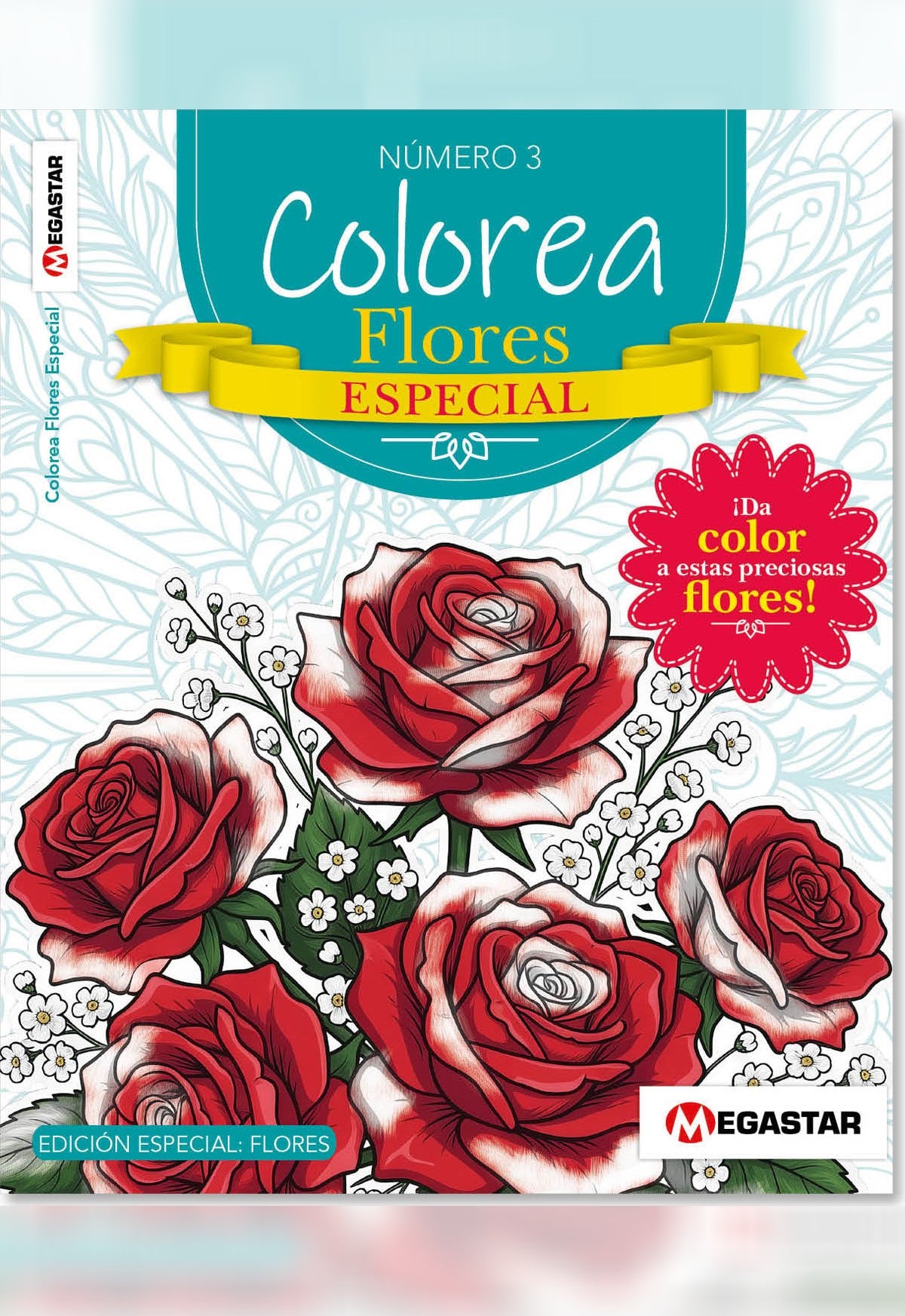Colorea Flores 3