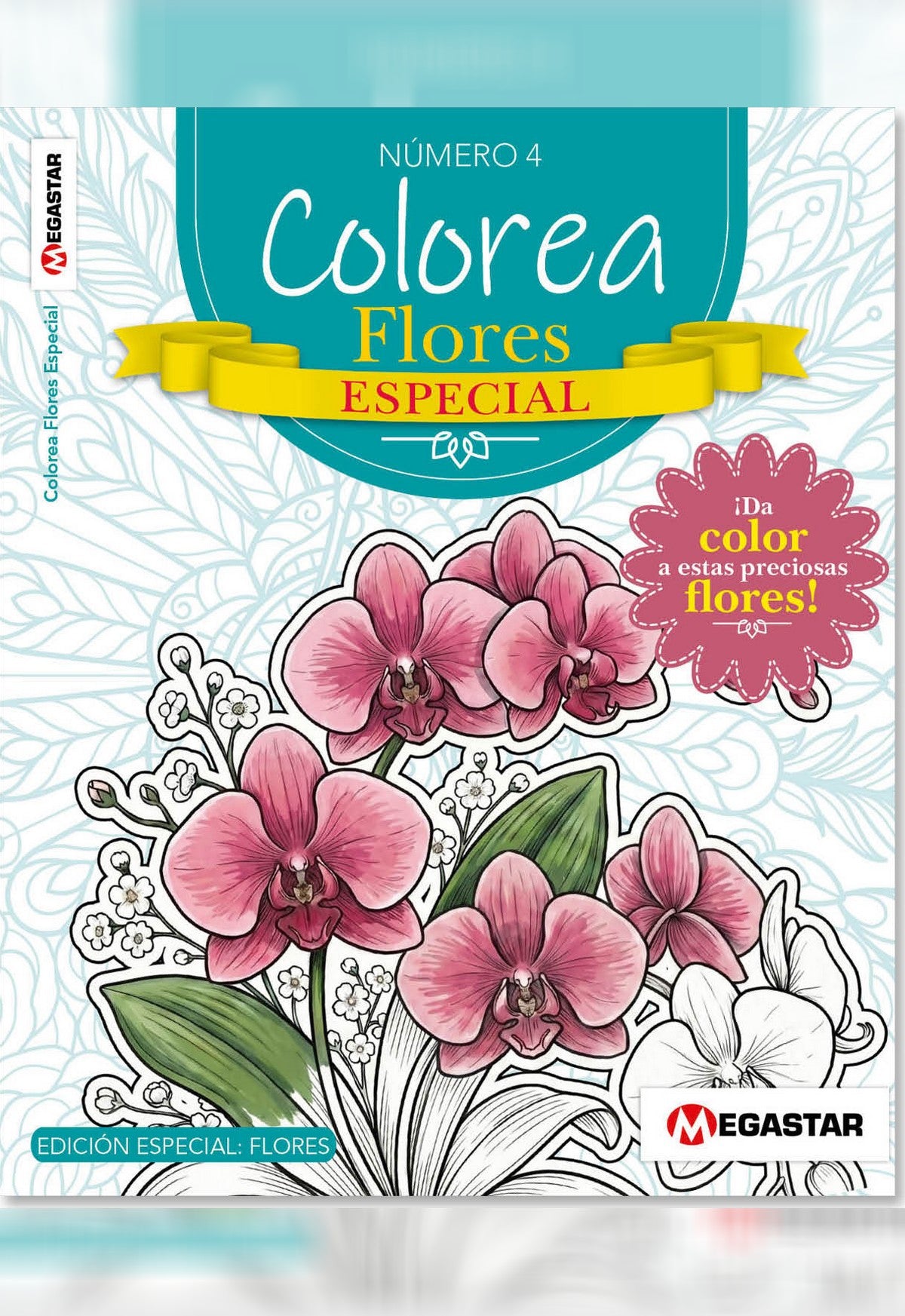 Colorea Flores 4