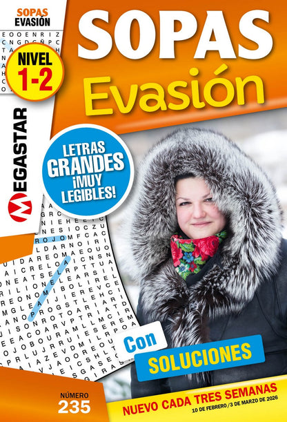Sopa de Letras EVASIÓN 235
