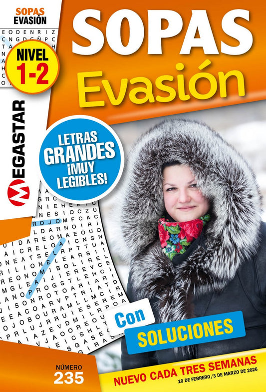 Sopa de Letras EVASIÓN 235