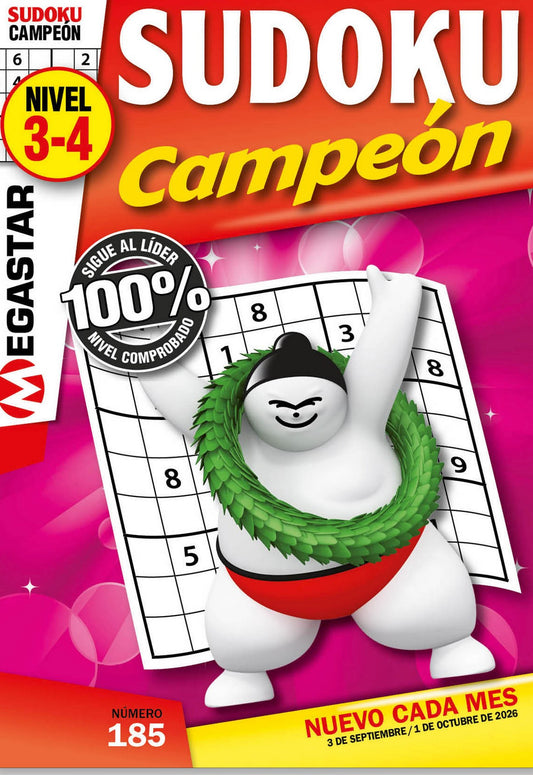 SUDOKU Campeón (Nivel 3-4) 185