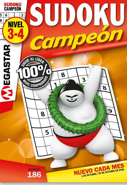 SUDOKU Campeón (Nivel 3-4) 186