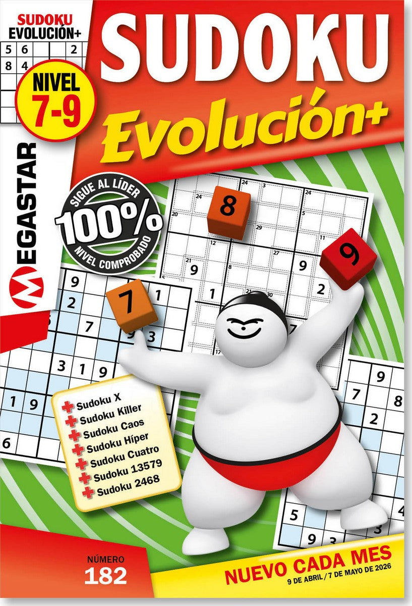 Sudoku Evolución+ (Nivel 7-9) 182