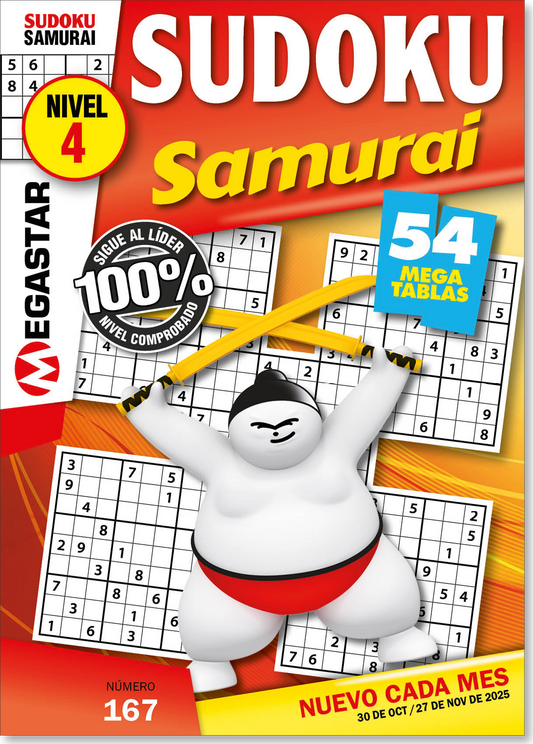 SUDOKU Samurai (Nivel 4) 167