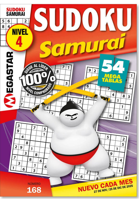 SUDOKU Samurai (Nivel 4) 168