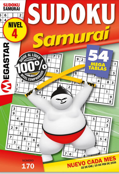 SUDOKU Samurai (Nivel 4) 170