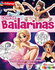 Colorea Bailarinas 1- NUEVA