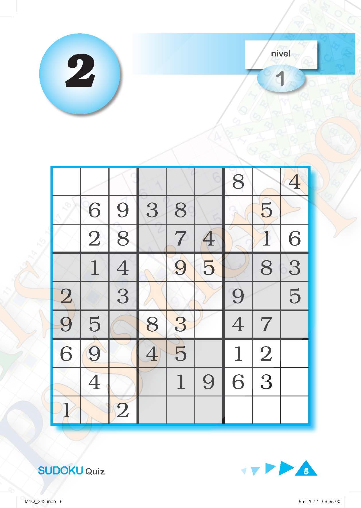 Quiz Especial Sudoku 256