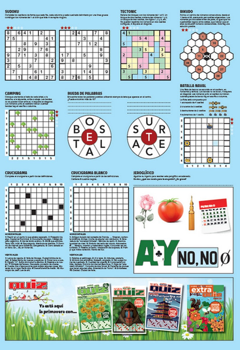 Quiz 2572 - ¡CON POSTER GIGANTE DE PASATIEMPOS GRATIS!