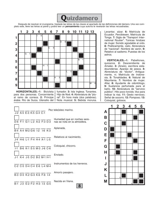 Quiz Especial Dameros 30