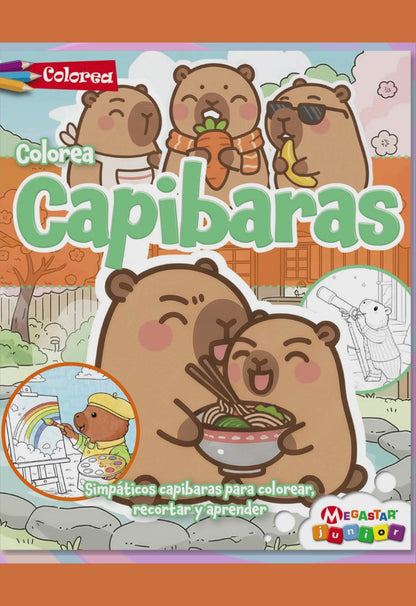 Colorea Capibaras 1