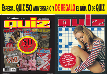 QUIZ 50 AÑOS + ¡QUIZ NÚMERO 0 de REGALO!