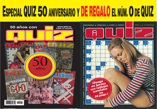 QUIZ 50 AÑOS + ¡QUIZ NÚMERO 0 de REGALO!